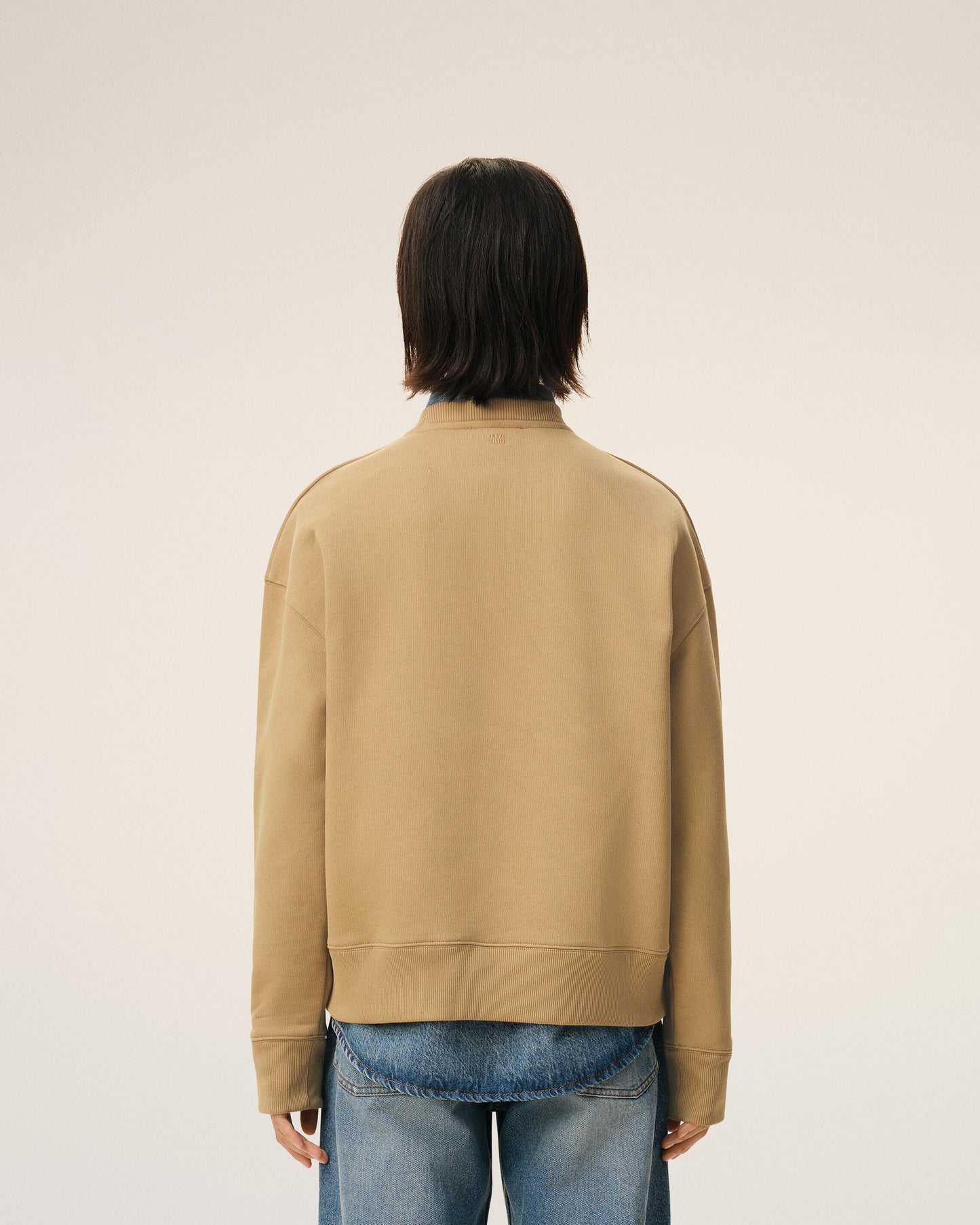 Sweatshirt Beige Ami De Coeur en Coton