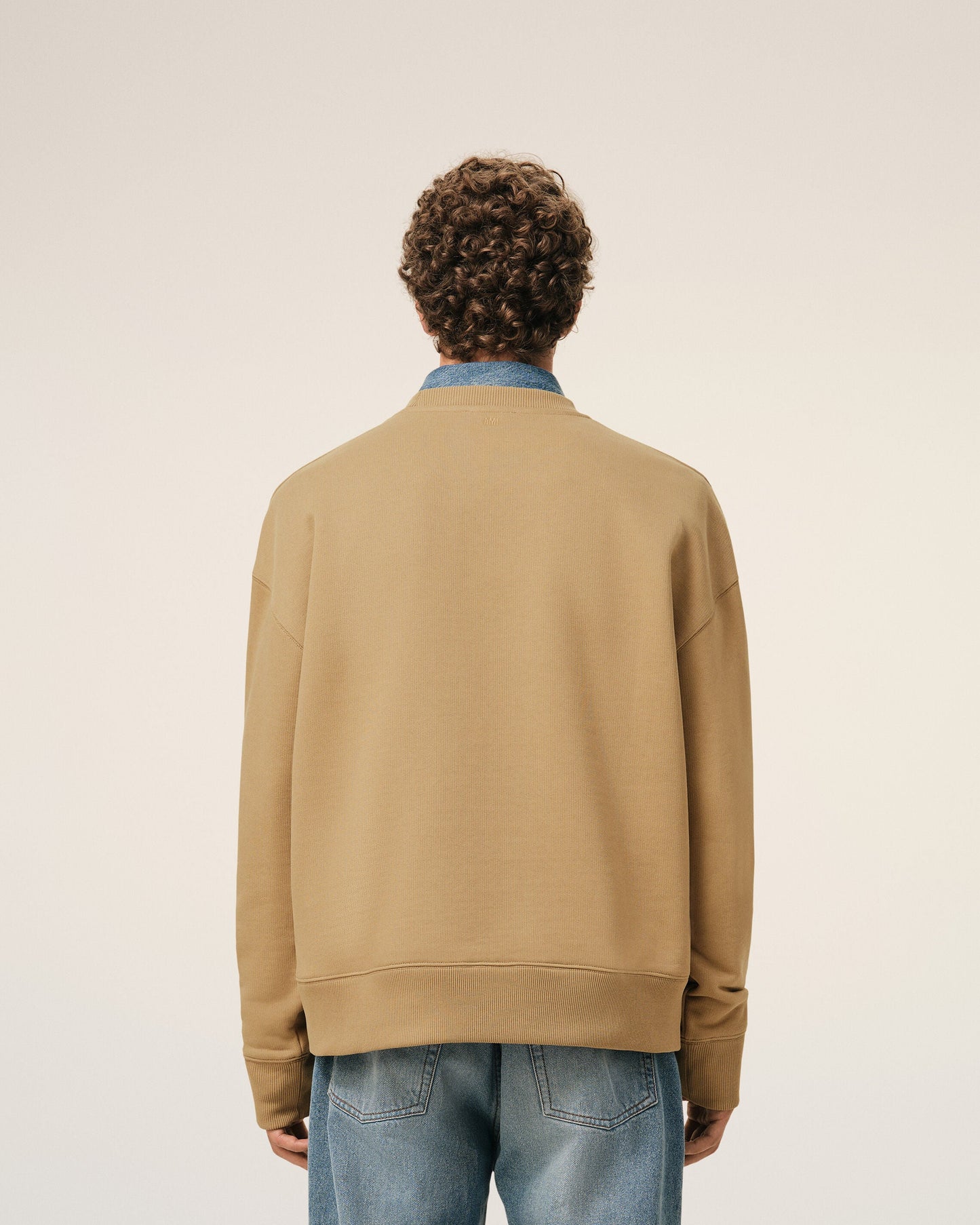 Sweatshirt Beige Ami De Coeur en Coton